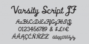 Varsity Script JF font download