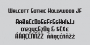 Walcott Gothic JF font download