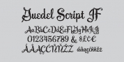 Guedel Script JF font download