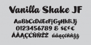 Vanilla Shake JF font download