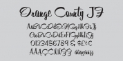 Orange County JF font download