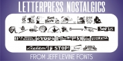 Letterpress Nostalgics JNL font download