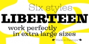 Liberteen font download