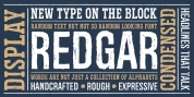 Redgar font download