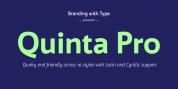 Bw Quinta Pro font download