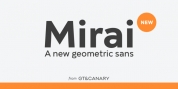 Mirai font download