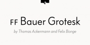FF Bauer Grotesk font download
