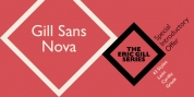 Gill Sans Nova font download