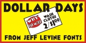 Dollar Days JNL font download