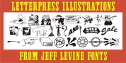 Letterpress Illustrations JNL font download