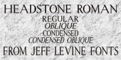 Headstone Roman JNL font download