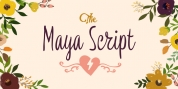 Maya Script font download