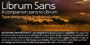 Librum Sans font download