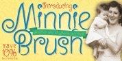 Minnie Brush font download