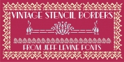 Vintage Stencil Borders JNL font download