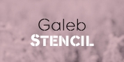Galeb Stencil font download