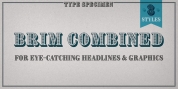 Brim Combined font download