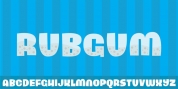 Rub Gum font download