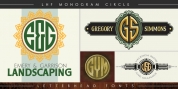 LHF Monogram Circle font download