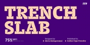 Trench Slab font download