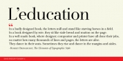 L’education font download