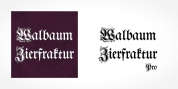 Walbaum Zierfraktur Pro font download