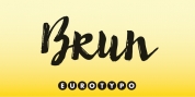 Brun font download