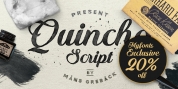 Quincho Script font download