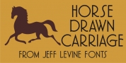 Horse Drawn Carriage JNL font download