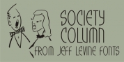 Society Column JNL font download