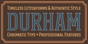 Durham Latin font download