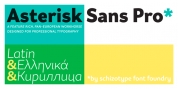 Asterisk Sans Pro font download