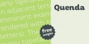 Quenda font download