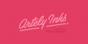 Artely Inks font download