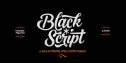 Black Script font download
