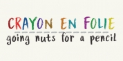 Crayon En Folie font download