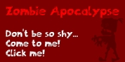 Zombie Apocalypse font download