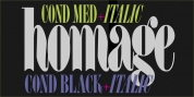 Homage Condensed font download