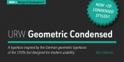 URW Geometric Condensed font download