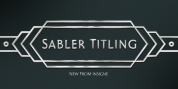 Sabler Titling font download