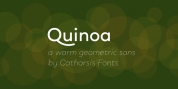 Quinoa font download