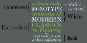 Monotype Modern font download
