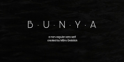 Bunya font download