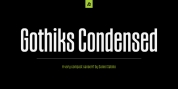 Gothiks Condensed font download