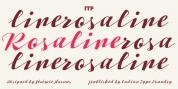 Rosaline font download