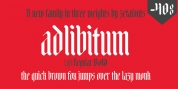 Adlibitum font download