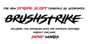 Brushstrike font download