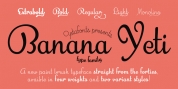 Banana Yeti font download