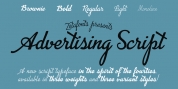 Advertising Script font download