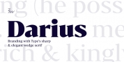 Bw Darius font download